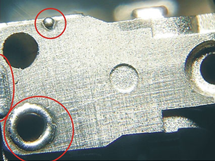 <a href='http://www.yiduwj.com/product/3.htm' class='text_a'>模具激光焊機(jī)</a>修復(fù)模具效果